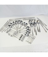 Gense Sweden Unknown Pattern Stainless Flatware Set 44 Pieces - €42,40 EUR