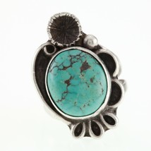 Argento Sterling Navajo Turchese Misura Anello 5.75 Firmato Rd - $98.98