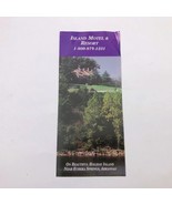 Island Motel &amp; Resort Eureka Springs Arkansas Brochure Vintage 1990&#39;s - $129.29 MXN