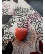 Red Heart Pendant 0.75&quot; Wide - No Chain Included - £7.85 GBP