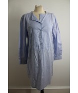 Pluto 42 L Periwinkle Blue Purple Cotton Popover Dress Night Shirt Gown ... - £44.81 GBP