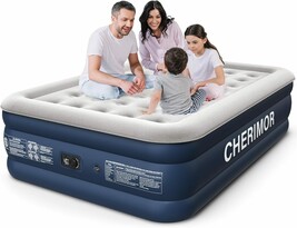 Air Mattress Queen With Built In Pump, 18 Inch High Thicken Sturdy Infla... - $116.93