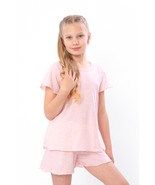 Lightweight Sleepwear for Girls – Breathable Cotton T-Shirt &amp; Shorts,, S... - $303.14 MXN+