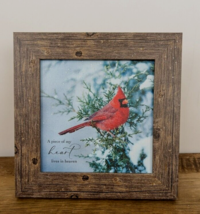 Cardinal print - A piece of my Heart lives in Heaven - £23.97 GBP