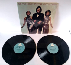 The World Of Tony Orlando &amp; Dawn Double Vinyl LP Record Album Pop Hits Club CRC - £18.07 GBP