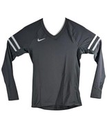 Womens Long Sleeve Gray Volleyball Shirt Size Medium Nike Running Crossfit - $38.43 CAD