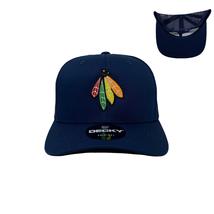 Indian Feather Bundle Trucker Hat in Navy - £19.98 GBP