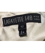 Lafayette 148 NY Midi Skirt Lined green Tweed Size 10 flared hem - $667.83 MXN
