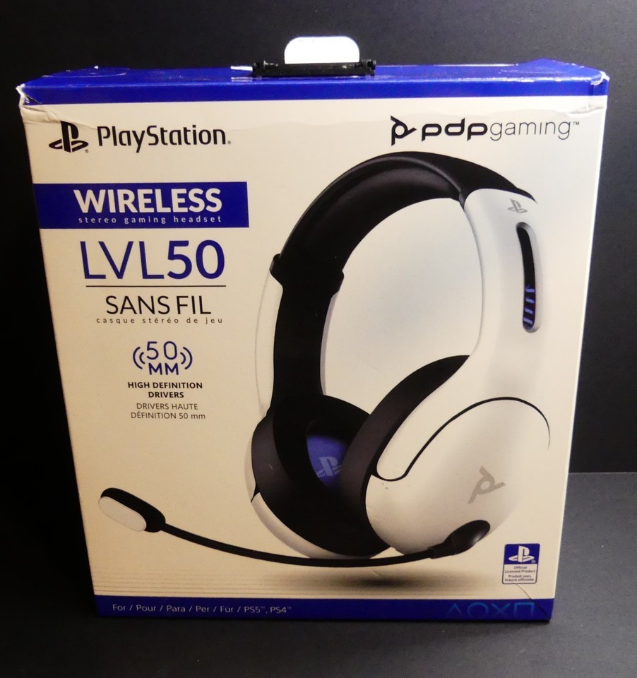 PDP LVL50 Wireless Stereo Headset with Noise Cancelling Microphone - White™ - $60.00