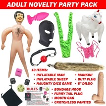 Adult Novelty Party Pack, 10 items~Couples, Bachelorette Parties, Old Hens Party - £26.30 GBP