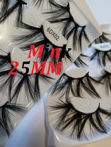 3 Pack - Lady&#39;s Sexy New 6D Mink Eyelashes 25mm Spider Web 4Pair Lashes - $35.00