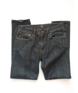 J Crew Mens Jeans 30x30 Black Denim Cotton The Driggs Slim Jeans - $19.79
