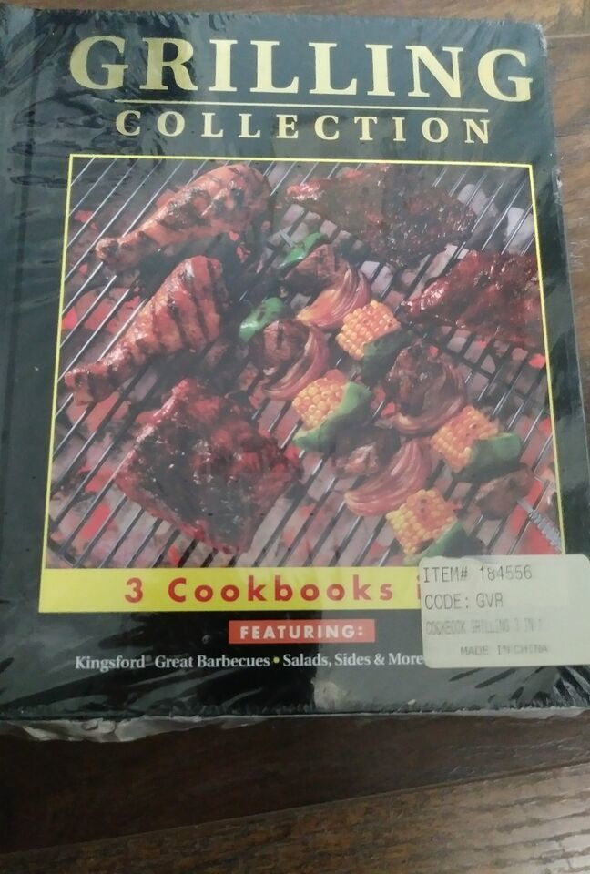 Cook Grilling Collection:New Sealed  3 Cookbooks in 1 BBQ - $2.68