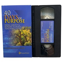 40 Days of Purpose Rick Warren VHS Small Group Sunday School Teaching Video - £11.93 GBP