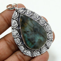 Blue Fire Labradorite Gemstone Handmade Fashion Pendant Jewelry 2.90&quot; SA 6640 - £3.97 GBP
