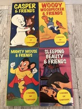 Set Of 4 Vintage Cartoon VHS Videos Mighty Mouse Casper Woody Woodpecker 12hrs! - £7.46 GBP