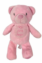 Kellytoy  My First Bear Pink Teddy Bear Plush 10&quot; Rattle Toy - £24.30 GBP