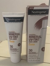 Neutrogena Pure Screen + Mineral UV Tint Face Liquid SPF 30 Deep 1.1 oz - £7.22 GBP