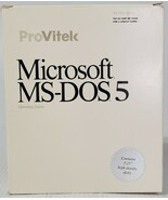 Original Microsoft MS-DOS 5.0 Operating System Version 5 on 5.25&quot; - $60.14 CAD