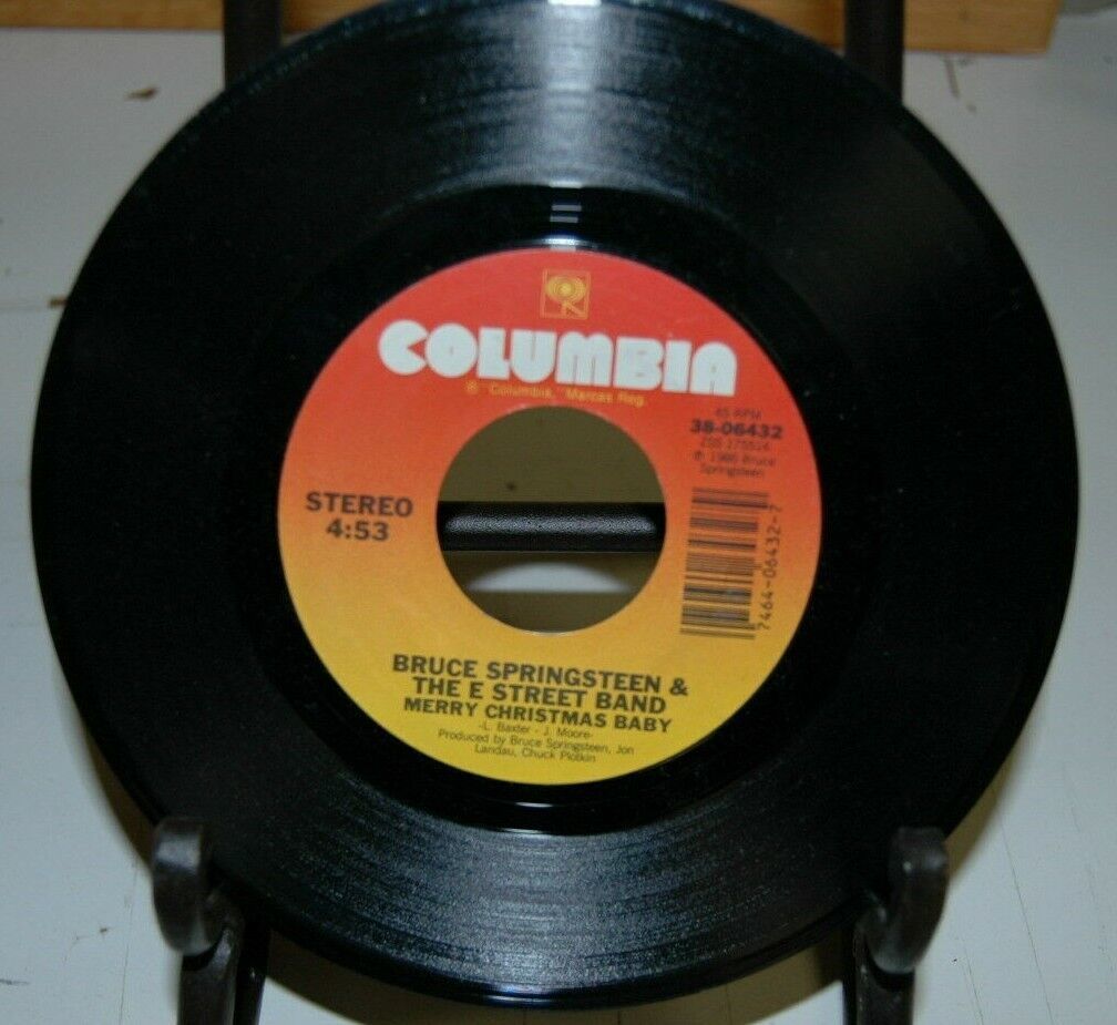 Bruce Springsteen Merry Christmas Baby War Columbia 45RPM 38-06432 - $7.99