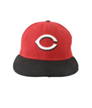 New Era Cool Base On Field Cincinnati Reds MLB Baseball Fitted Hat Cap Red 7 1/8 - £19.71 GBP