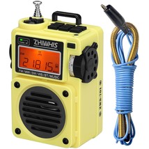 Shortwave Radio, Mp3 Player With Weather Radios Portable Am Fm, Retro Bluetooth  - $64.99