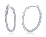 Classic of new york Women&#39;s Earrings .925 Silver 286604 - £71.36 GBP