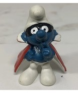 Smurfs Spy Smurf Secret Caped Agent Vintage1966 Schleich Peyo PVC Figurine - €5,09 EUR
