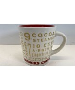2008 Starbucks Coffee Mug 12 Days Of Christmas - €8,76 EUR