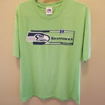 Seattle Seahawks NFL Extra Large Green Athletic Fit T Shirt Perfect Cond... - £12.92 GBP