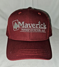 Maverick transportation trucker cap hat little rock arkansas spade Mesh NEW - $12.59