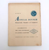 Vtg Schenectady NY Annual Program 1953 General Electric Ephemera Autogra... - $49.99