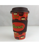 Galerie Ceramic Reeses Peanut Butter Cup Travel Coffee Mug With Lid &amp; Grip - €10,75 EUR
