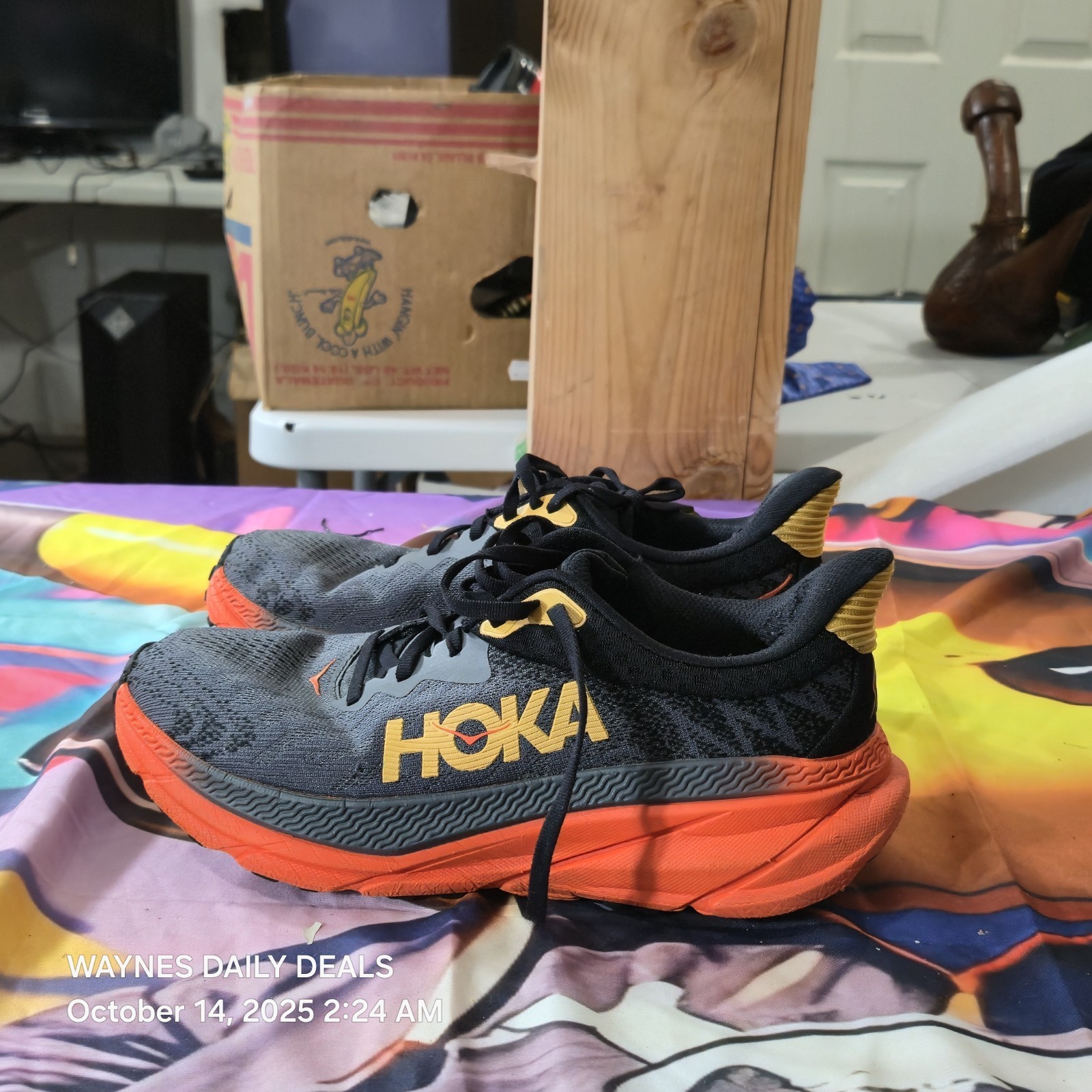 Hoka One One Mach 4 / 5 (Black/Orange) – Size US 7.5 (Men’s) Item image 4