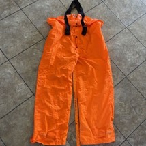 Bibs Overalls Orange Camo men Sz 3XL Huntworth Hunting Inseam 30” Pants ... - £13.33 GBP