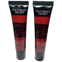 2 VICTORIA&#39;S SECRET TOTAL SHINE ADDICT GLOSS (JUICY RUBY) SEALED .46oz - £16.19 GBP