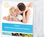 Twin Mattress Protector With Cotton Terry Waterproof Top Protection From - $35.98