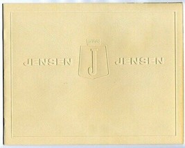 Jensen Sales Brochure Coach Builders Since 1875 Saloon &amp; Convertible 1970&#39;s - $74.44