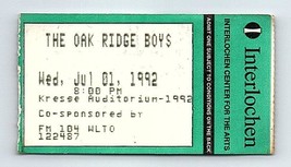 The Eiche Ridge Jungen Konzert Ticket Stumpf Juli 1 1992 Cambridge Massachusetts - £31.66 GBP