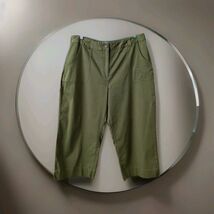 Chicos Pants Womens 3 Green Bush Pockets Cotton Blend Soft Comfort - $16.82