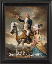 Wall Art of Donald Trump and George Washington . 1700&#39;s Special edition ... - $54.45