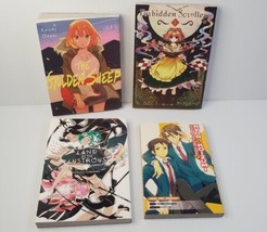 Manga Japanese Comics (4 Book Lot) Misc English Versions Paperback Graphic Novel - £17.17 GBP