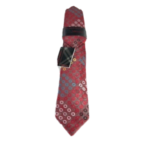 Steven Land Men&#39;s Tie Hanky Burgundy Red Black Gold Turquoise Pink Hi-Density - £20.09 GBP