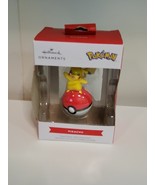 Hallmark Red Box Pokémon PIKACHU on Poké Ball Christmas Tree Ornament - $10.79 CAD