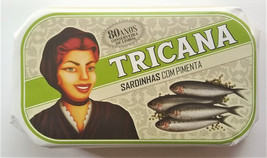 Tricana - Canned whole Sardine with Pepper - 5 tins x 120 gr - £36.68 GBP