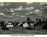 Vtg 1940s Postcard Camp Edwards Massachusetts MA A Section of Camp Edwards - $11.83