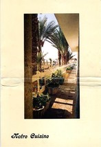 Auberge Du Lac Menu Fayoum Egypt King Farouk - £30.65 GBP