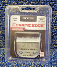 Andis CeramicEdge Detachable Blade - Size 40, Silver, (New, Sealed ) - $25.73