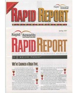 Southwest Airlines 1997 Rapid Rewards 4 Issues Rapid Report Members Quic... - £18.71 GBP