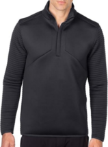 Tri-Mountain F7268 Layton Men&#39;s 3/4 Zip Ribbed Arm Pullover Sweater XL B... - $25.99